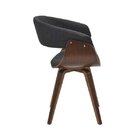 Cadeira Base Madeira Betina Cadeiras Grafite