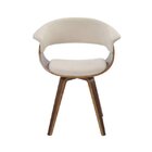 Cadeira Base Madeira Betina Creme