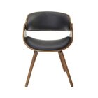 Cadeira Base Madeira Deise Pu Preto