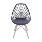 Cadeira Base Madeira Kaila  Preto