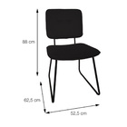 Cadeira Batur - Preto