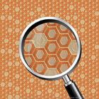 Cadeira Beijo Colmeia Marrom E Laranja Poltrona Decorativa Co