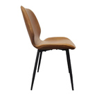 Cadeira Bergen Base Aço - Caramelo