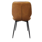 Cadeira Bergen Base Aço - Caramelo