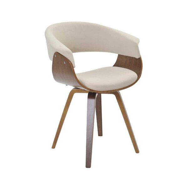 Cadeira Betina Linho Base Giratória Creme