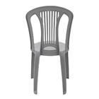 Cadeira Bistrô Tramontina Atlântida Em Polipropileno Cinza Tr