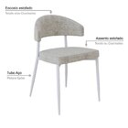 Cadeira Bless Fixa Com 4 Pés 55 X 52,5 X 77,5 Cm Com 4 Unidad