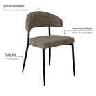 Cadeira Bless Fixa Com 4 Pés 55 X 52,5 X 77,5 Cm Com 4 Unidad