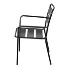 Cadeira Bora Com Braço Jardim E Varanda Preto