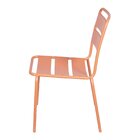 Cadeira Bora Sem Braço Jardim E Varanda Laranja