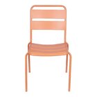 Cadeira Bora Sem Braço Jardim E Varanda Laranja