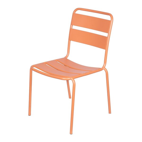 Cadeira Bora Sem Braço Jardim E Varanda Laranja