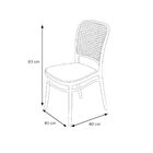 Cadeira Boxbit Amis Branca Em Polipropileno Com Assento Em Si