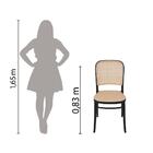 Cadeira Boxbit Amis Preta Em Polipropileno Com Assento Em Sim