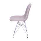 Cadeira Boxbit Dkr Eames Botonê Fendi Base Cromada