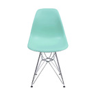Cadeira Boxbit Dkr Eames Polipropileno Verde Tiffany Base Cro