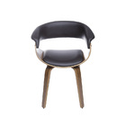 Cadeira Boxbit Elba Estrutura Madeira Acolchada Revest. P.u.