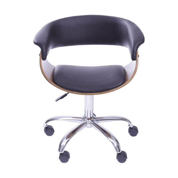 Cadeira Boxbit Elba Rodízio Estrutura Madeira Acolchada Reves