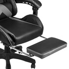 Cadeira Boxbit Gamer Hawker Cinza Revestida Em Pu Base E Roda