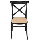 Cadeira Boxbit Plats Preta Em Polipropileno Com Assento Em Si