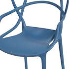 Cadeira Boxbit Solna Polipropileno Azul Petróleo