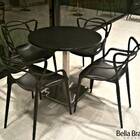 Cadeira Boxbit Solna Polipropileno Azul Petróleo