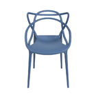 Cadeira Boxbit Solna Polipropileno Azul Petróleo