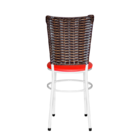 Cadeira Branca Para Cozinha Hawai Cappuccino  Vermelho