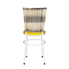 Cadeira Branca Para Cozinha Hawai Cappuccino Premium  Amarelo