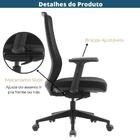 Cadeira Broadway Presidente - Preta