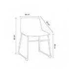 Cadeira Bruna   Marrom