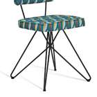 Cadeira Butterfly Retro Preto E Cinza