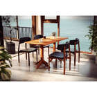 Cadeira Çairé Ritmo Em Madeira Tauari Com Estofado Preto Tram