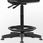 Cadeira Caixa Alta Giratória Job L02 Couro Sintético Preto -