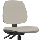 Cadeira Caixa Alta Giratória Job L02 Suede Bege - Lyam Decor