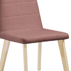 Cadeira Caju F58-1 Veludo – Daf Mobiliário - Rosa