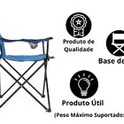 Cadeira Camping Dobrável