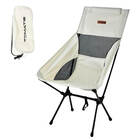 Cadeira Camping Pesca Dobrável Acampamento Praia Portátil Bege