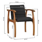 Cadeira Cancun Estrutura Madeira Maciça Encosto E Assento Ana