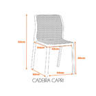 Cadeira Capri - Fendi