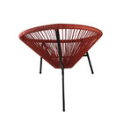 Cadeira Caribe Fibra Sintética Aço Carbono Acesse Móveis