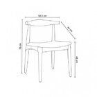 Cadeira Carina Madeira Escura