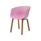 Cadeira Cássia Caras Design Rosa Claro