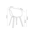 Cadeira Cassia Nude - Rivatti