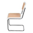 Cadeira Cesca Sem Braço Branco/bege