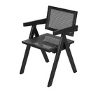 Cadeira Chandy Madeira - Preta