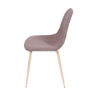 Cadeira Charla Marrom Com Base De Madeira - Or Design