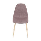 Cadeira Charla Marrom Com Base De Madeira - Or Design