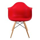 Cadeira Charles Eames Arm Base Madeira