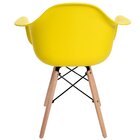 Cadeira Charles Eames Arm Base Madeira